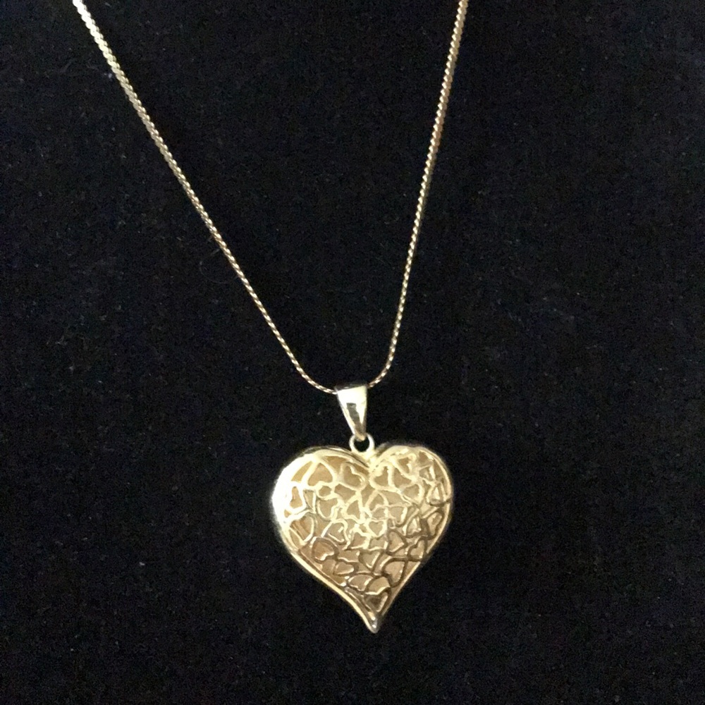 Gold Heart shape necklace
